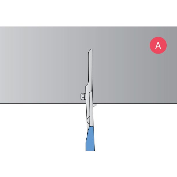 ŠKARJE ZA PLOČEVINO UNIOR 280 MM DESNE ART. 563R/7PR