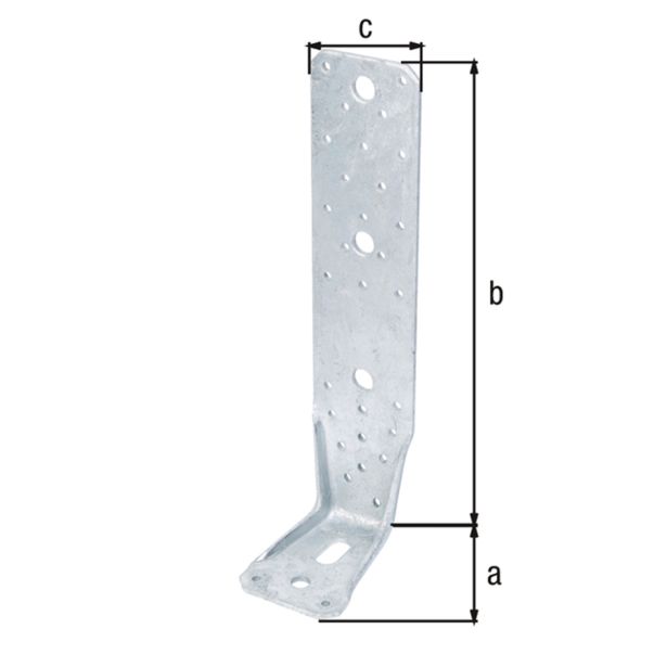 VEZNI ELEMENT ALBERTS 285X85X65 MM KOTNIK PERFORIRAN TEŽKA IZVEDBA