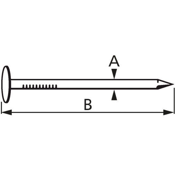 ŽIČNIK LEPENKAR 2.5X25 DIN 1160B V ZAVOJU JE 2500 GRAMOV