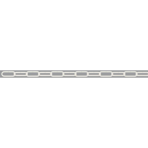 VERIGA DÖRNER + HELMER 2X17X9MM PONIKLJANA BELA OKRASNA ZAV=2.5M