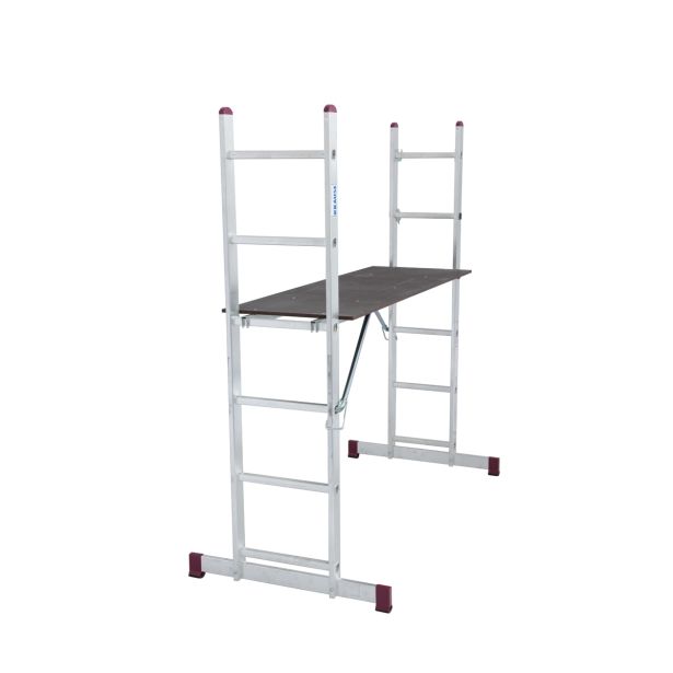 ALUMINJASTI ODER KRAUSE CORDA SCAFFOLD PODEST 147X50CM 2X6 STO. DEL. VIŠ. 3.75 M