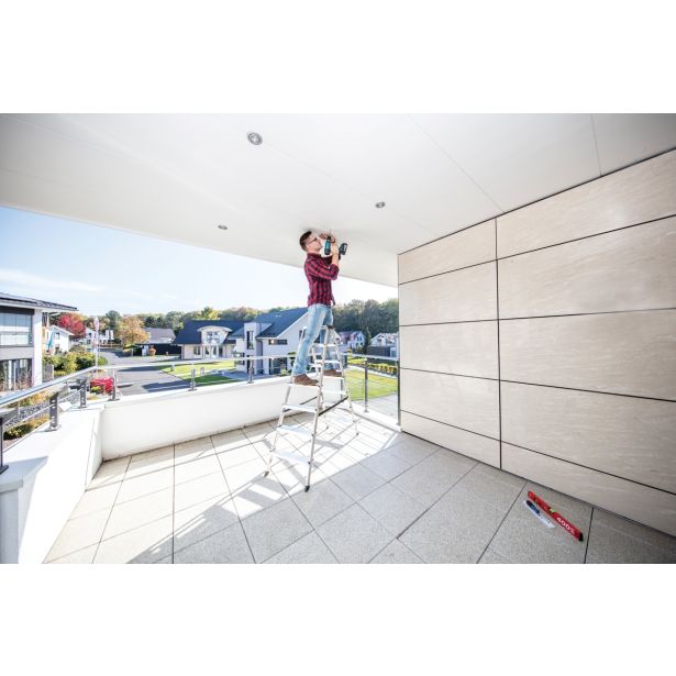 PROSTOSTOJEČA LESTEV KRAUSE MONTO DOPPLO 2X7 STOPNIC 1.5M DELOVNA VIŠINA 3.05M