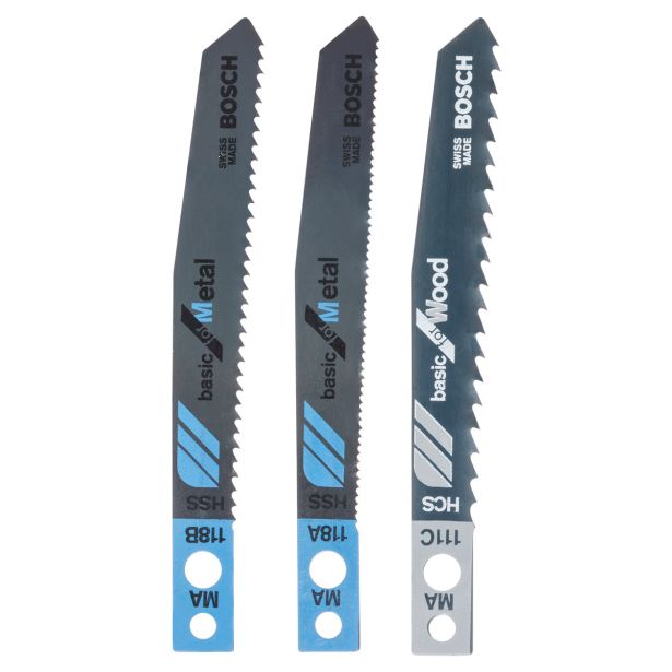 LIST VBODNE ŽAGE BOSCH 3-DELNI KOMPLET LISTOV ZA VBODNO ŽAGO