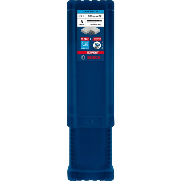 30-DELNI KOMPLET UDARNIH SVEDROV EXPERT SDS PLUS-7X, 8 X 200 X 265 MM