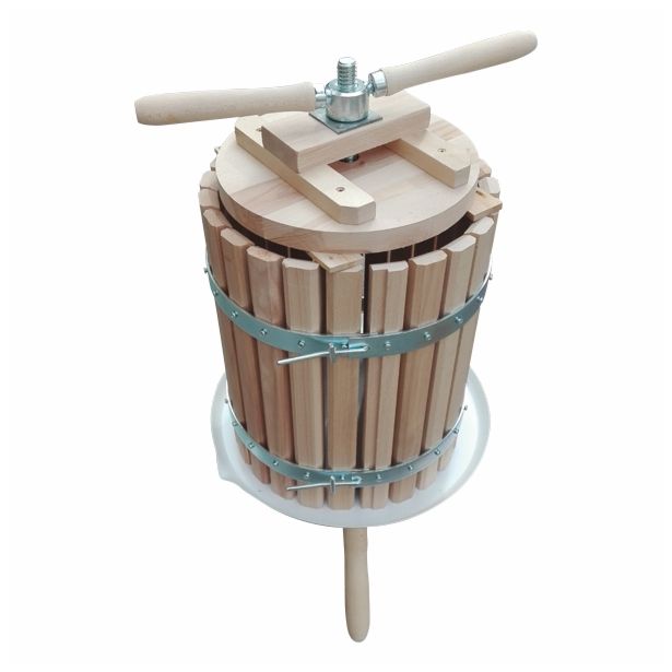 STISKALNICA ZA SADJE WOODMAX 30 L PREŠA LESENA