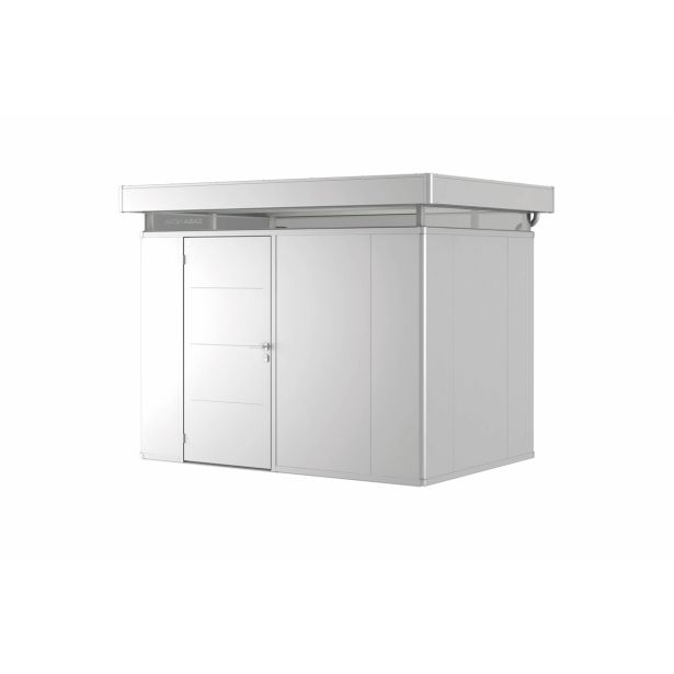 KOVINSKA VRTNA HIŠKA BIOHORT 300X200X250 CASANOVA 3X2 SREBRNA