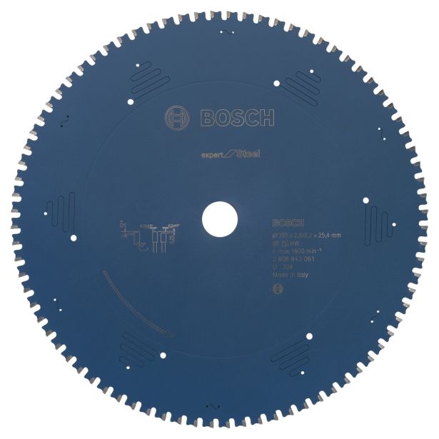 LIST ŽAGE ZA KOVINO BOSCH 305X2.2/1.8X25.4 80 ZOB EXPERT