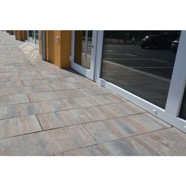 BETONSKA PLOŠČA OBLAK GROUP 30X60X5 CM MIX 21 CLASSICO-BELA, ČRNA, OKER