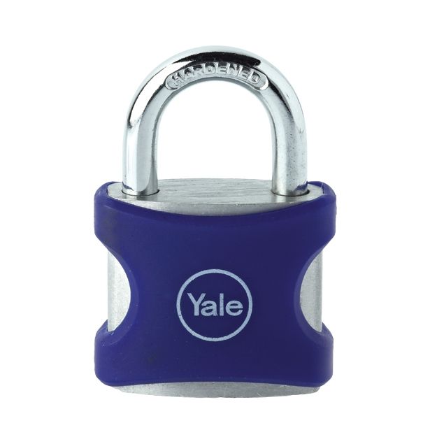 CILINDRIČNA OBEŠANKA YALE 32 MM MODRA ESSENTIAL ALU ZAV=1 KOS