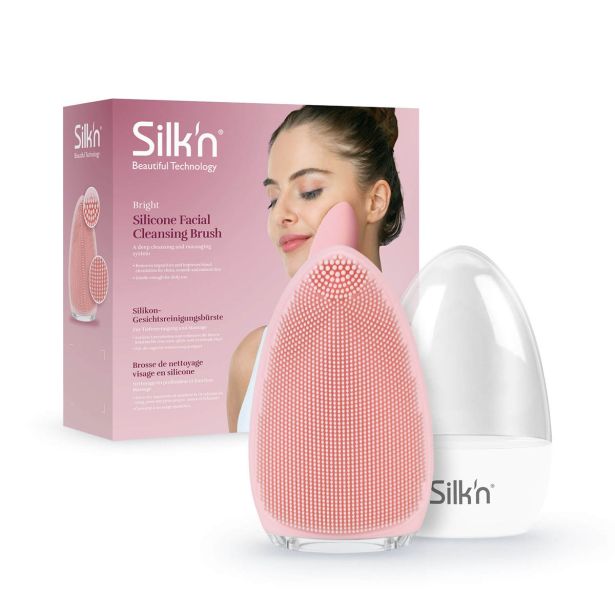 APARAT ZA NEGO TELESA SILK'N ŠČETKA ZA ČIŠČENJE OBRAZA PINK