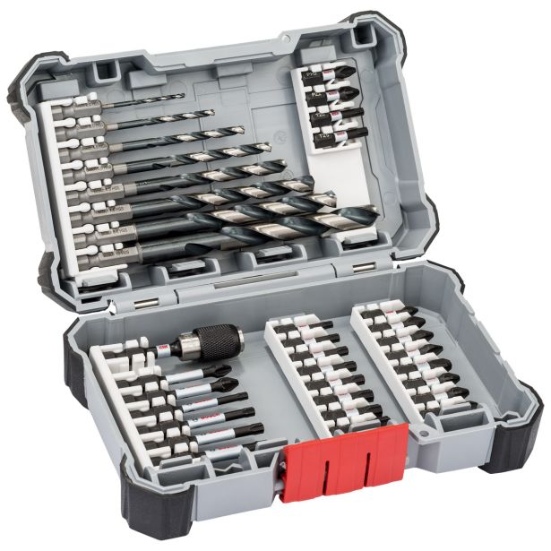 SVEDRI V PVC KASETI BOSCH 35-DELNI KOMPLET SVEDROV IN VIJAČNIH NASTAVKOV