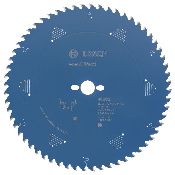 LIST ŽAGE ZA LES WIDIA BOSCH 355X30X3.0 ZOB 60