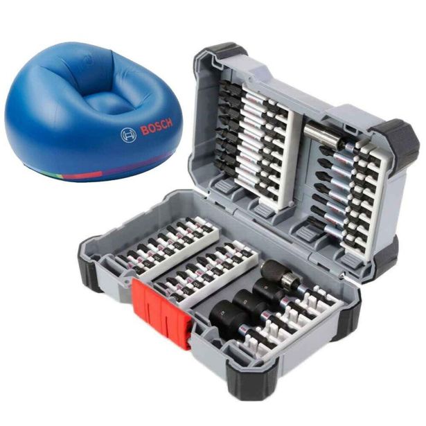 GRT VIJAČNIH NASTAVKOV BOSCH 36 DELNA IMPACT CONTROL DARILO NAPIHLJIV SEDEŽ