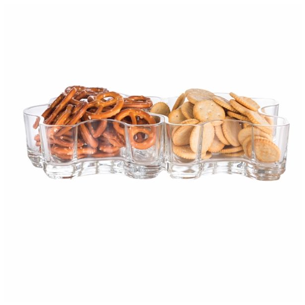 SERVIRNA SKLEDA STEKLARNA HRASTNIK 360 ML PUZZLE 2/1