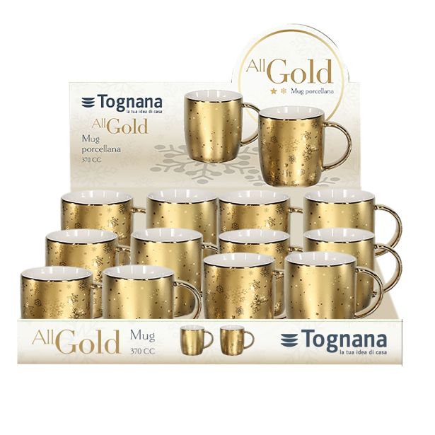 LONČEK TOGNANA 370 ML NATALE ALL ZLAT