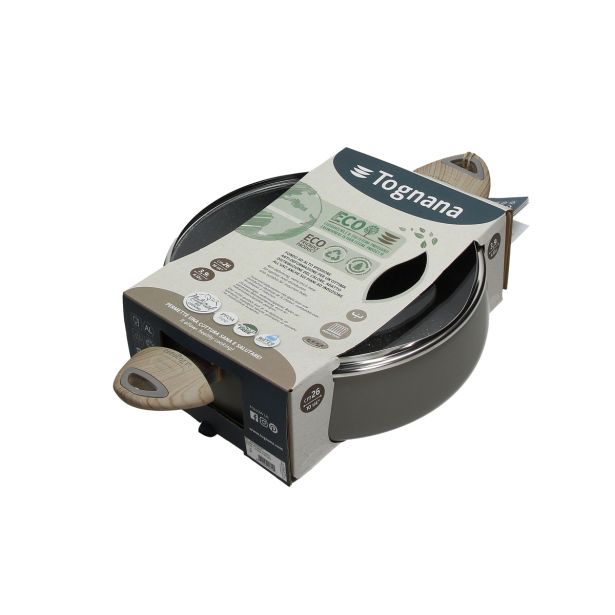 LONEC / KOZICA TOGNANA 3.9 L 26 CM S STEKLENIM POKROVOM ECO