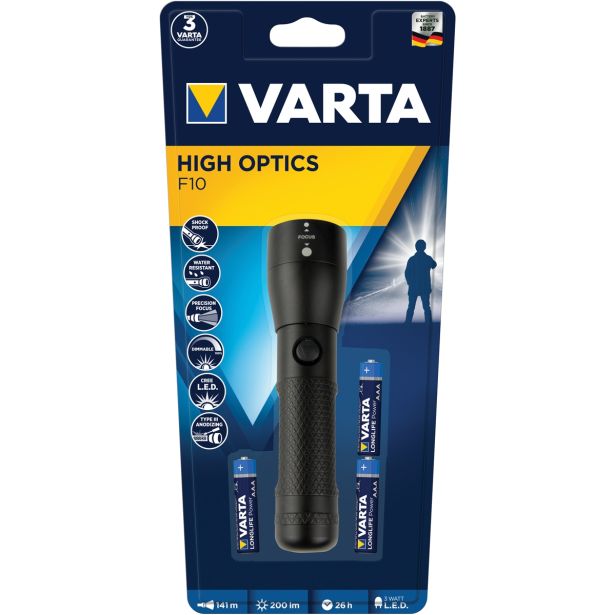 BATERIJSKA SVETILKA VARTA 3W LED HIGH OPTICS LIGHT +3XAAA