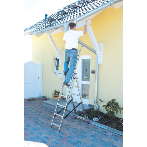 TRODELNA LESTEV KRAUSE CORDA 3X6 STOPNIC 1.65M PRIMERNA ZA STOPNICE