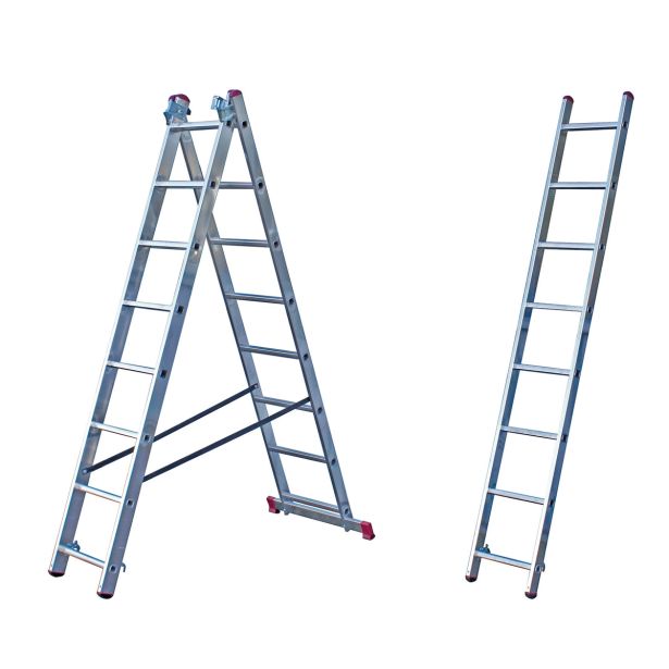 TRODELNA LESTEV KRAUSE CORDA 3X8 STOPNIC 2.2M PRIMERNA ZA STOPNICE