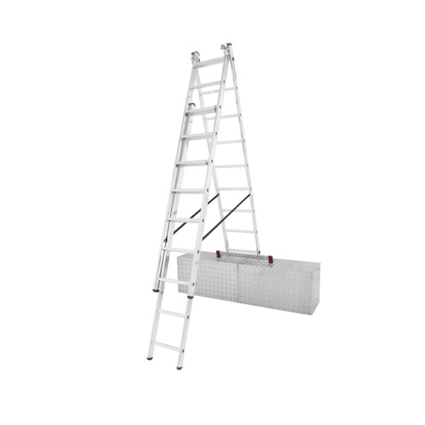 TRODELNA LESTEV KRAUSE CORDA 3X9 STOPNIC 2.5M PRIMERNA ZA STOPNICE