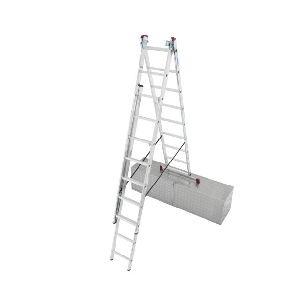 TRODELNA LESTEV KRAUSE CORDA 3X9 STOPNIC 2.5M PRIMERNA ZA STOPNICE