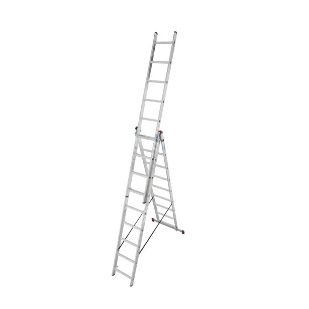 TRODELNA LESTEV KRAUSE CORDA 3X9 STOPNIC 2.5M PRIMERNA ZA STOPNICE