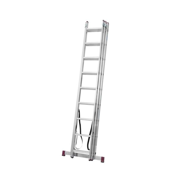 TRODELNA LESTEV KRAUSE CORDA 3X9 STOPNIC 2.5M PRIMERNA ZA STOPNICE