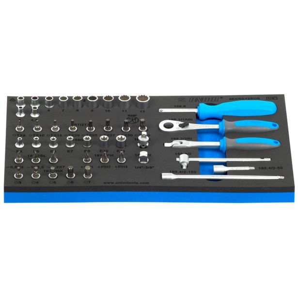 NASADNI KLJUČI 6,35MM 1/4 UNIOR 4-13 MM 45 DELNA V SOS ART. 964/5S12SOS