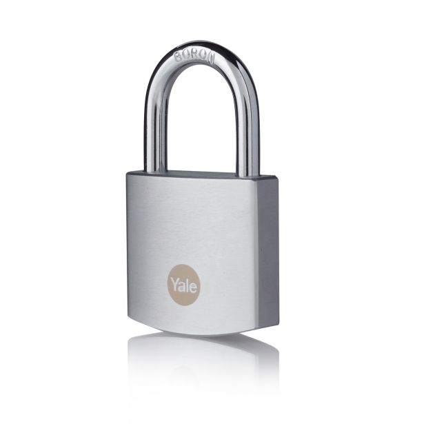 CILINDRIČNA OBEŠANKA 40MM YALE HIGH SECURITY, ODPORNOST PROTI KOROZIJI, 1 KOS Z 3 KLJUČI, EN 12320:2012 - VARNOSTNI RAZRED 2
