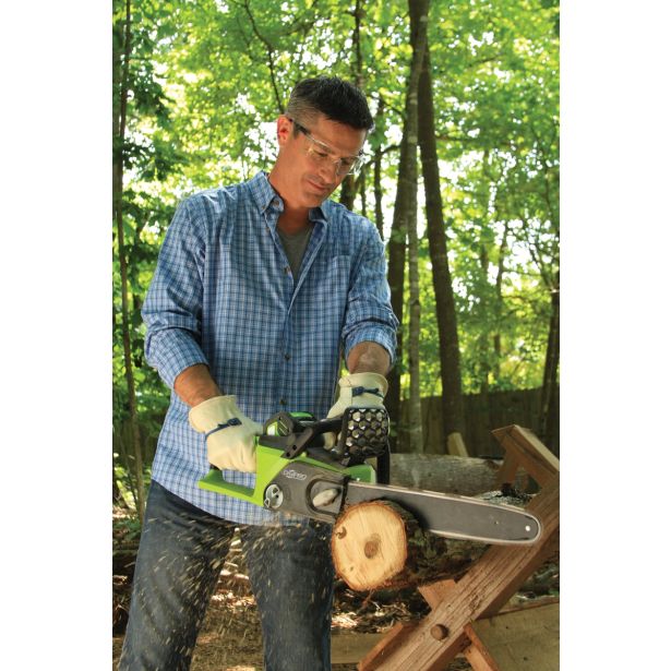 AKUMULATORSKA VERIŽNA ŽAGA 40 CM GREENWORKS 40V Z 4AH BATERIJO IN POLNILNIKOM GD40CS40K4