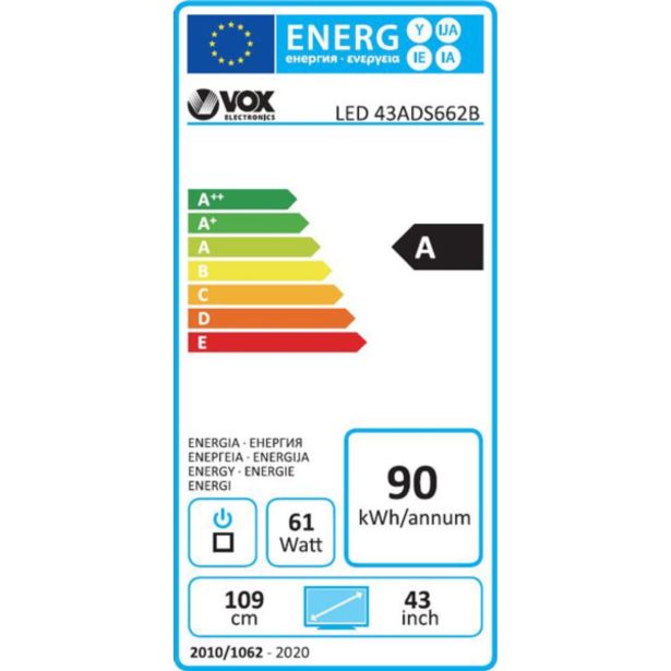 TELEVIZOR VOX 43ADS662B