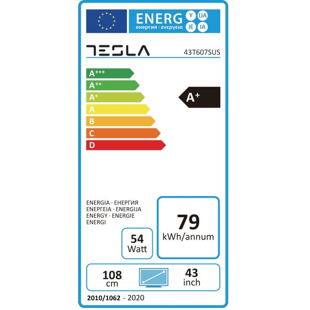 TELEVIZOR TESLA 43T607SUS