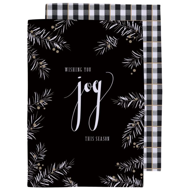 KUHINJSKA KRPA SIRETESSILE 45X65 CM 2/1 ČRNA/RDEČA/BELA