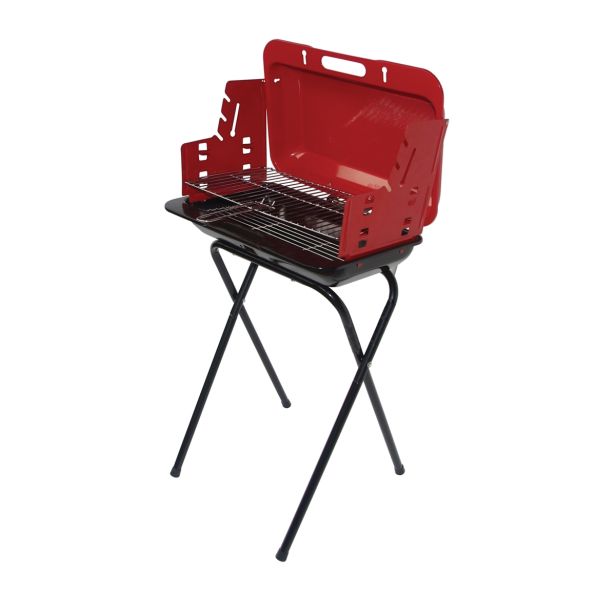 ŽAR NA OGLJE BIVA 48X33 CM V KOVČKU