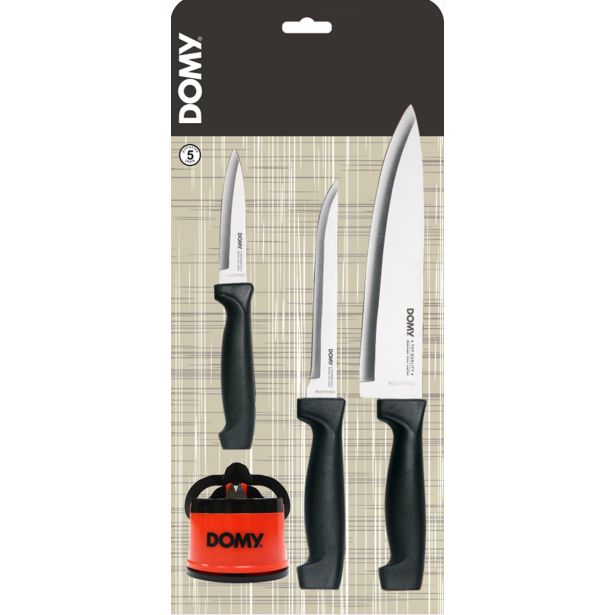 SET NOŽEV DOMY 4/1 SET NOŽEV IN BRUSILCA ZA NOŽE