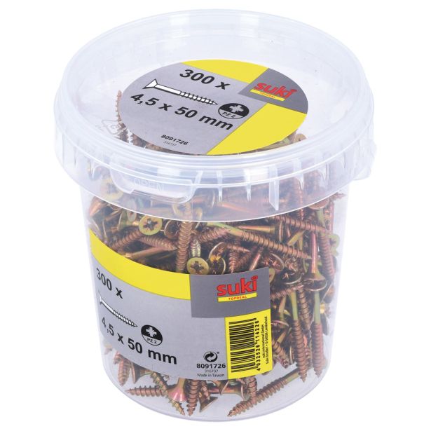 UNIVERZALNI VIJAK 4.5X50 A2G PZ2 PT V ZAVITKU JE 300 KOS