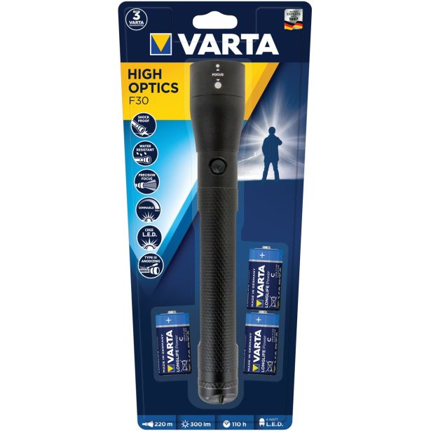 BATERIJSKA SVETILKA VARTA 4W LED HIGH OPTICS LIGHT +3XC