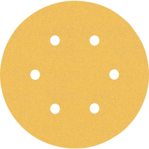 5-DELNI KOMPLET BRUSNIH PAPIRJEV S 6 LUKNJAMI EXPERT C470 ZA EKSCENTRIČNE BRUSILNIKE, 150 MM, G 120