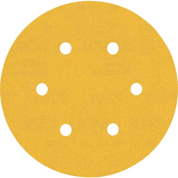 5-DELNI KOMPLET BRUSNIH PAPIRJEV S 6 LUKNJAMI EXPERT C470 ZA EKSCENTRIČNE BRUSILNIKE, 150 MM, G 240