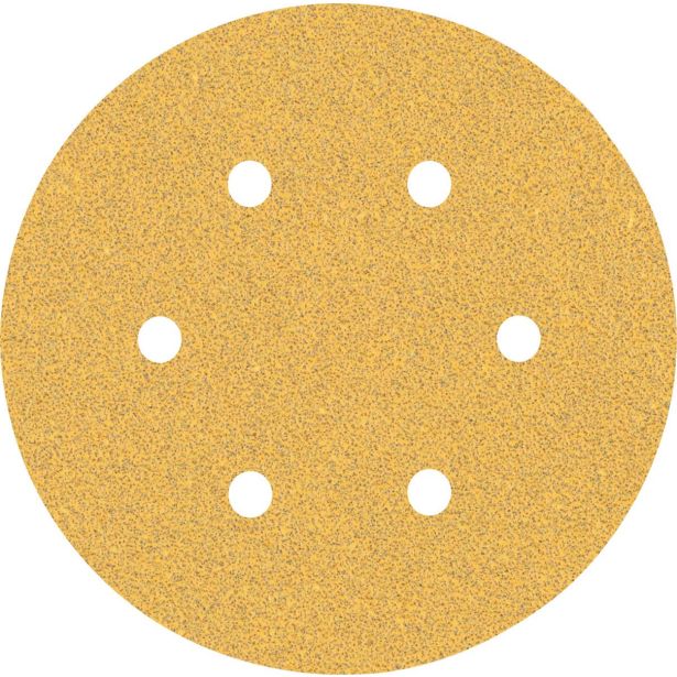 5-DELNI KOMPLET BRUSNIH PAPIRJEV S 6 LUKNJAMI EXPERT C470 ZA EKSCENTRIČNE BRUSILNIKE, 150 MM, G 60