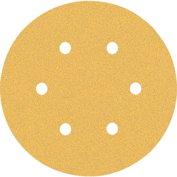 5-DELNI KOMPLET BRUSNIH PAPIRJEV S 6 LUKNJAMI EXPERT C470 ZA EKSCENTRIČNE BRUSILNIKE, 150 MM, G 80