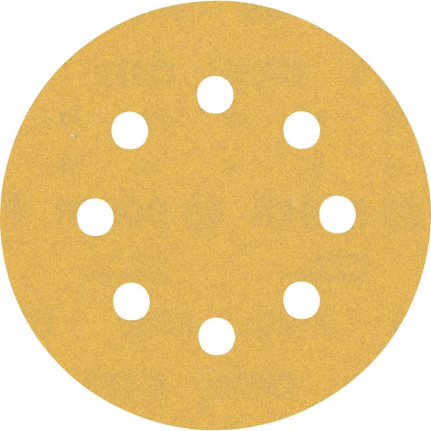 5-DELNI KOMPLET BRUSNIH PAPIRJEV Z 8 LUKNJAMI EXPERT C470 ZA EKSCENTRIČNE BRUSILNIKE, 115 MM, G 180