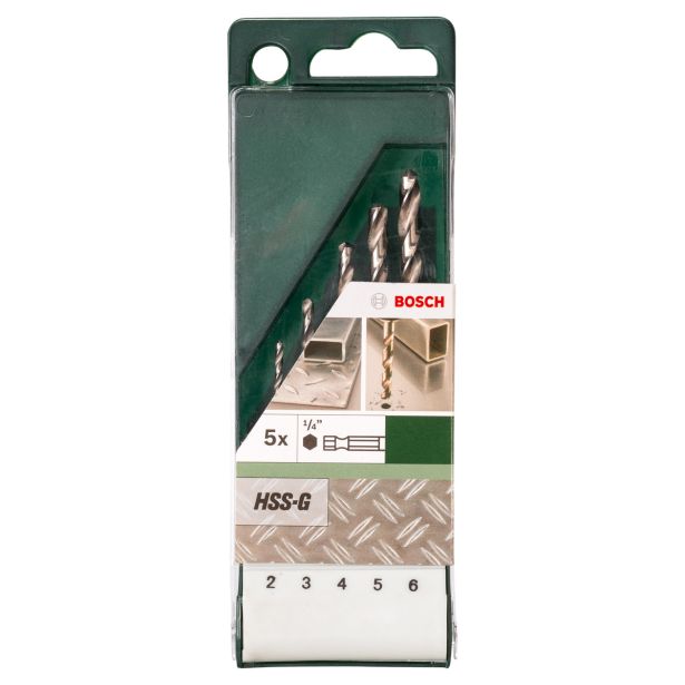 GRT. SVEDROV ZA KOVINO BOSCH 5-DELNI KOMPLET SVEDROV 2-6 MM HSS-G