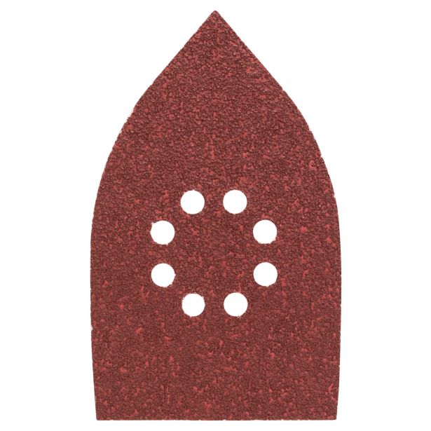 DELTA/VEČNAM BRUSNI LIST BOSCH 5-DELNI SET C430 RDEČ 100X171 MM K40 8 LUKENJ