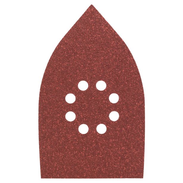 DELTA/VEČNAM BRUSNI LIST BOSCH 5-DELNI SET C430 RDEČ 100X171 MM K60 8 LUKENJ