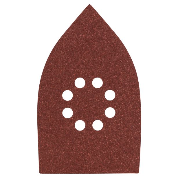 DELTA/VEČNAM BRUSNI LIST BOSCH 5-DELNI SET C430 RDEČ 100X171 MM K80 8 LUKENJ