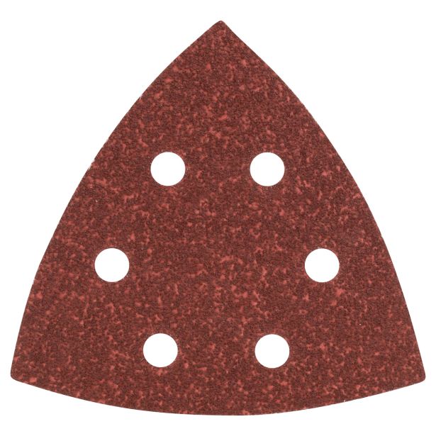 DELTA/VEČNAM BRUSNI LIST BOSCH 5-DELNI SET C430 RDEČ 105 MM K60 6 LUKENJ