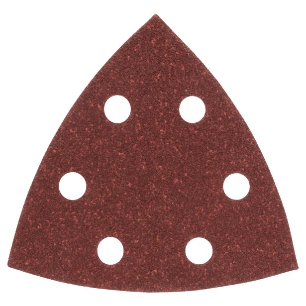 DELTA/VEČNAM BRUSNI LIST BOSCH 5-DELNI SET C430 RDEČ 93 MM K80 6 LUKENJ