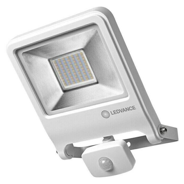 LED ZUNANJI REFLEKTOR LEDVANCE 50W ENDURA FLOOD WT BELI S SENZORJEM