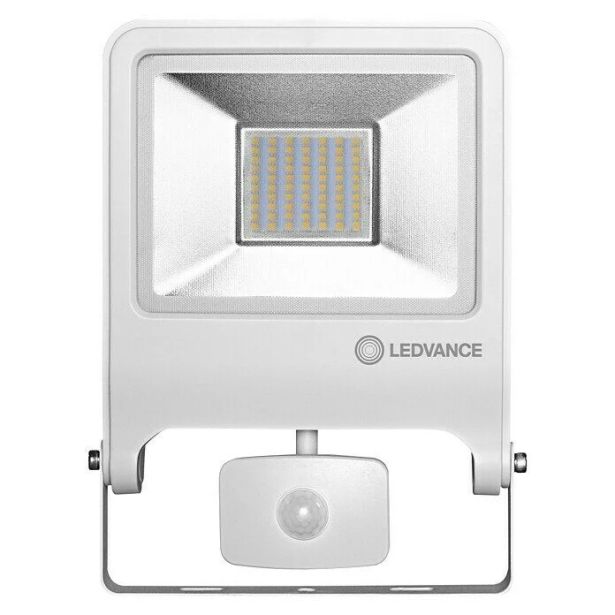 LED ZUNANJI REFLEKTOR LEDVANCE 50W ENDURA FLOOD WT BELI S SENZORJEM